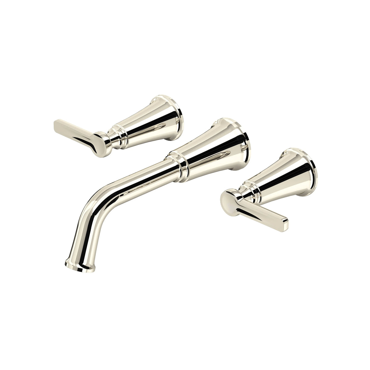 Riobel Momenti Wall-Mount Tub Filler Trim - Polished Nickel (TMMSQ05JPN)