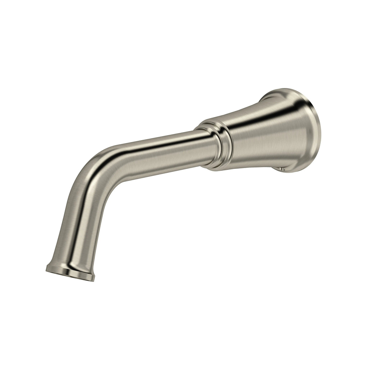 Riobel Momenti Wall-Mount Tub Spout - Brushed Nickel (MM80BN)
