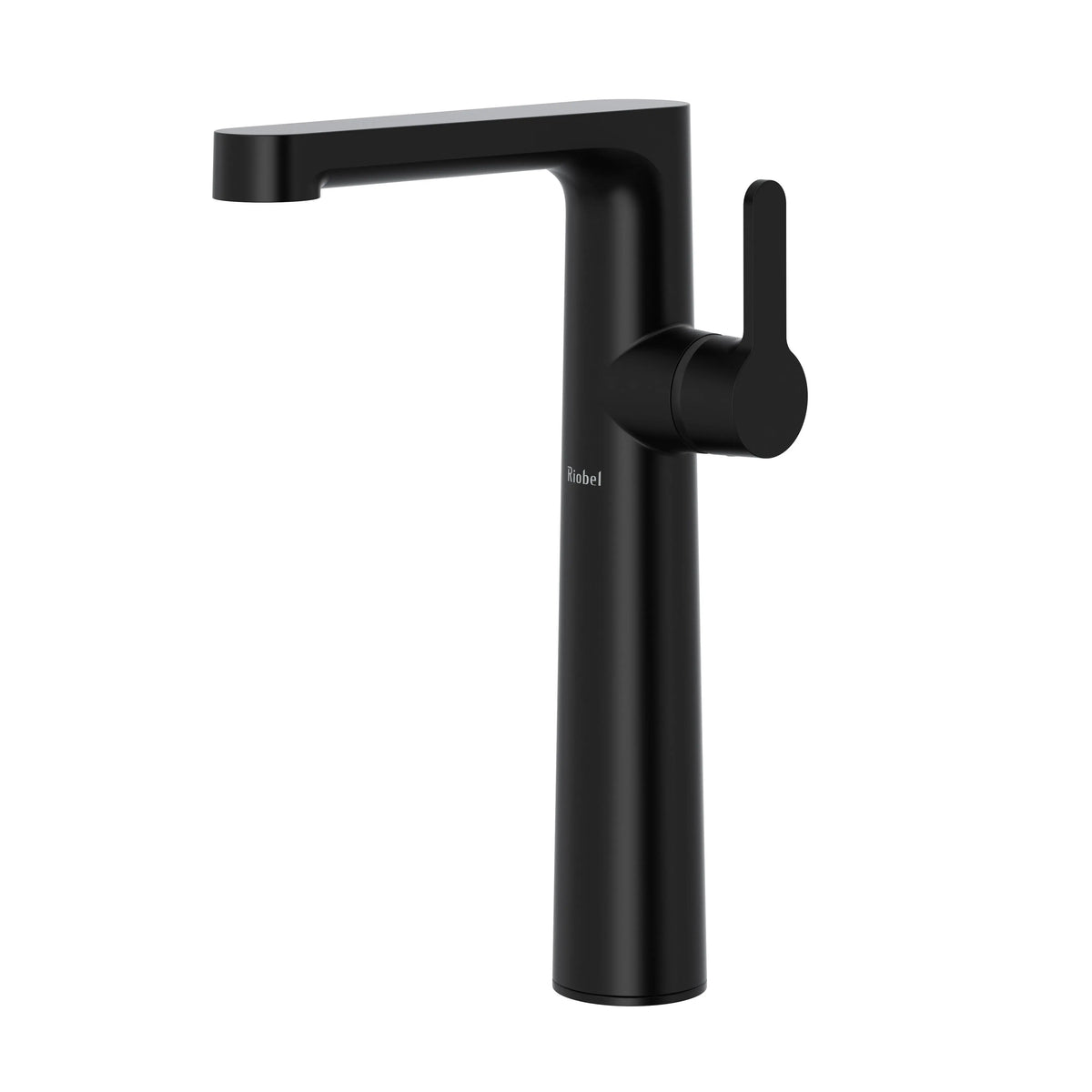 Riobel Nibi Tall Single-Hole Bathroom Faucet - Black (NBL01BK)