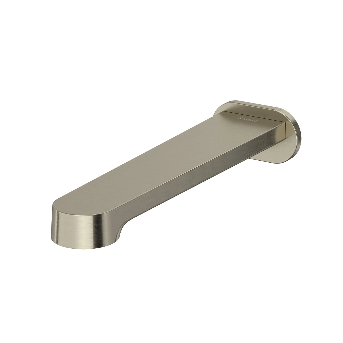 Riobel Nibi Wall-Mount Tub Spout - Brushed Nickel (NB80BN)