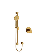 Riobel Ode Pressure Balance Shower with Hand Shower Rail 1/2" - Brushed Gold (OD54BG)