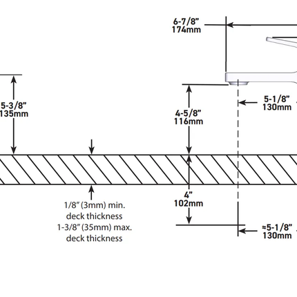 Riobel Ode Single Hole Bathroom Faucet ODS01 - Plumbing Market