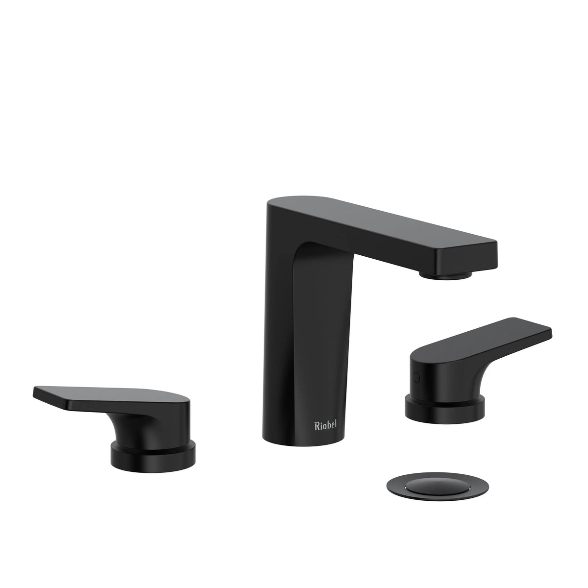 Riobel Ode Widespread Bathroom Faucet 8" - Black (OD08BK)