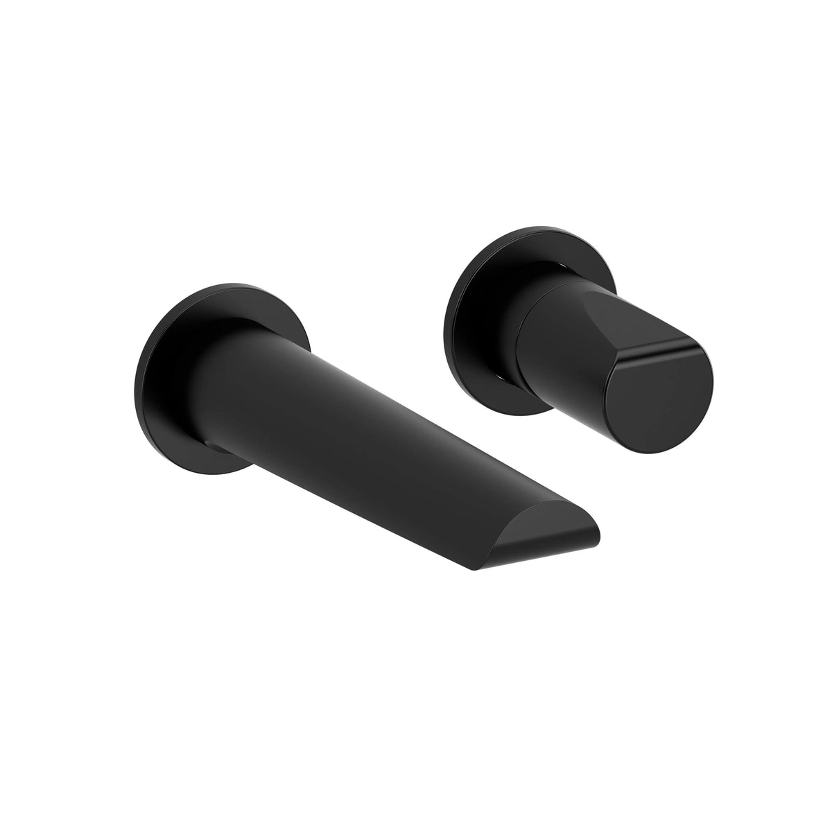 Riobel Parabola Wall Mount 360° Lavatory Faucet Trim - Black (TPB360BK)