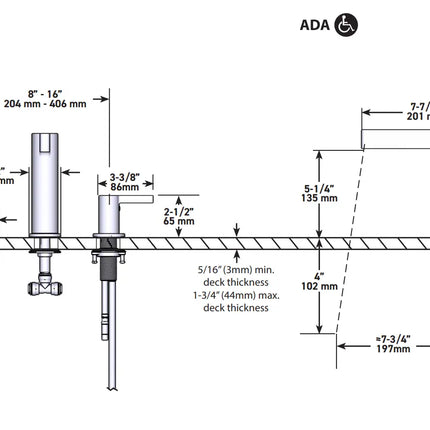 Riobel Paradox Widespread Bathroom Sink Faucet PX08 - Plumbing Market