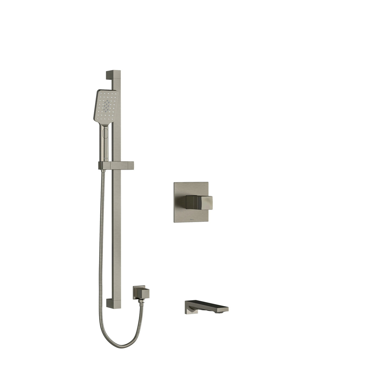 Riobel Reflet 1/2" Thermostatic & Pressure Balance Shower Trim Kit 1244 - Brushed Nickel (TKIT1244RFBN)