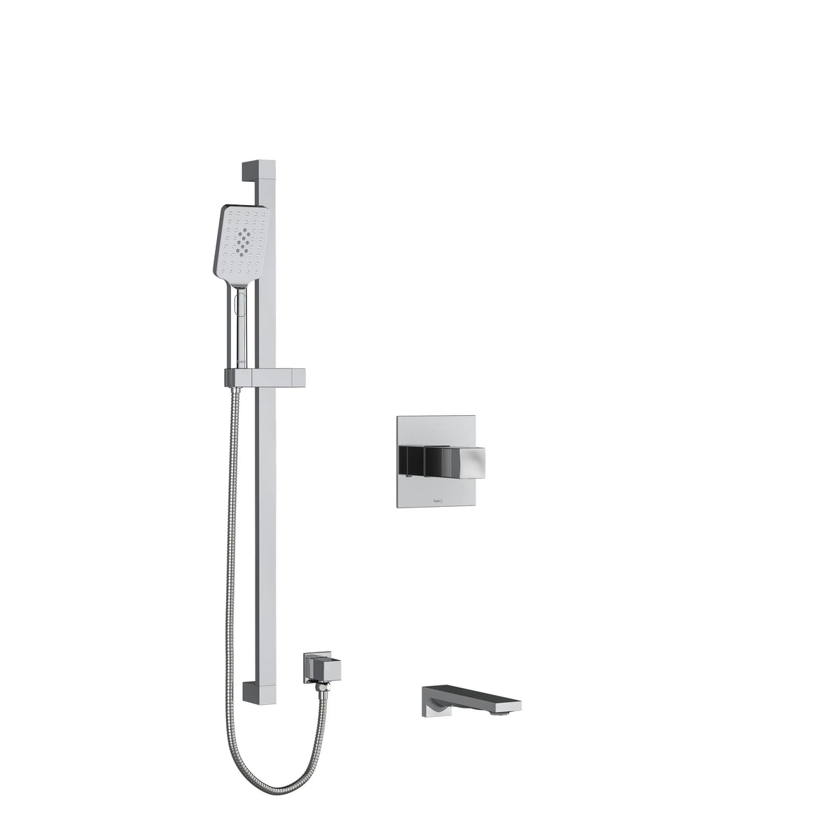 Riobel Reflet 1/2" Thermostatic & Pressure Balance Shower Trim Kit 1244 - Chrome (TKIT1244RFC)