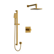 Riobel Reflet 1/2" Thermostatic & Pressure Balance Shower Trim Kit 323 - Brushed Gold (TKIT323RFBG)