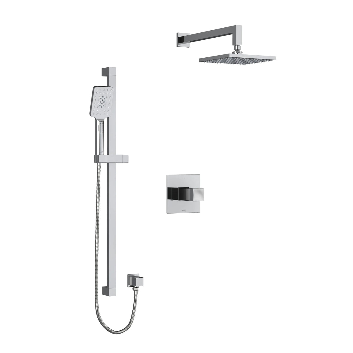 Riobel Reflet 1/2" Thermostatic & Pressure Balance Shower Trim Kit 323 - Chrome (TKIT323RFC)