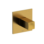 Riobel Reflet 1/2" Thermostatic & Pressure Balance Trim With 3 Functions TRF47 - Brushed Gold (TRF47BG)