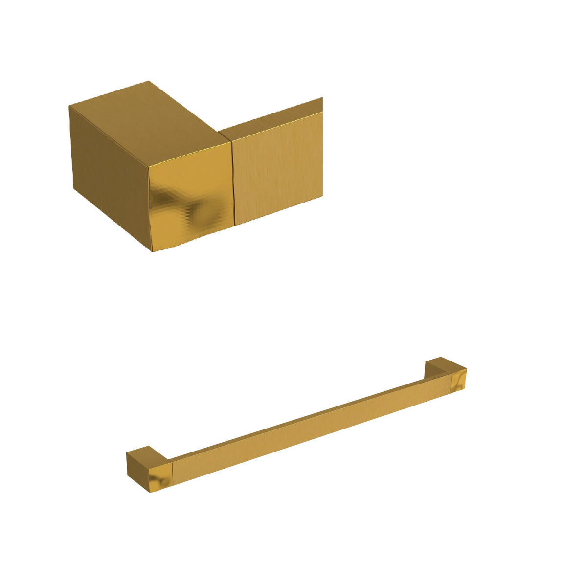 Riobel Reflet 24" Towel Bar - Brushed Gold (RF5BG)