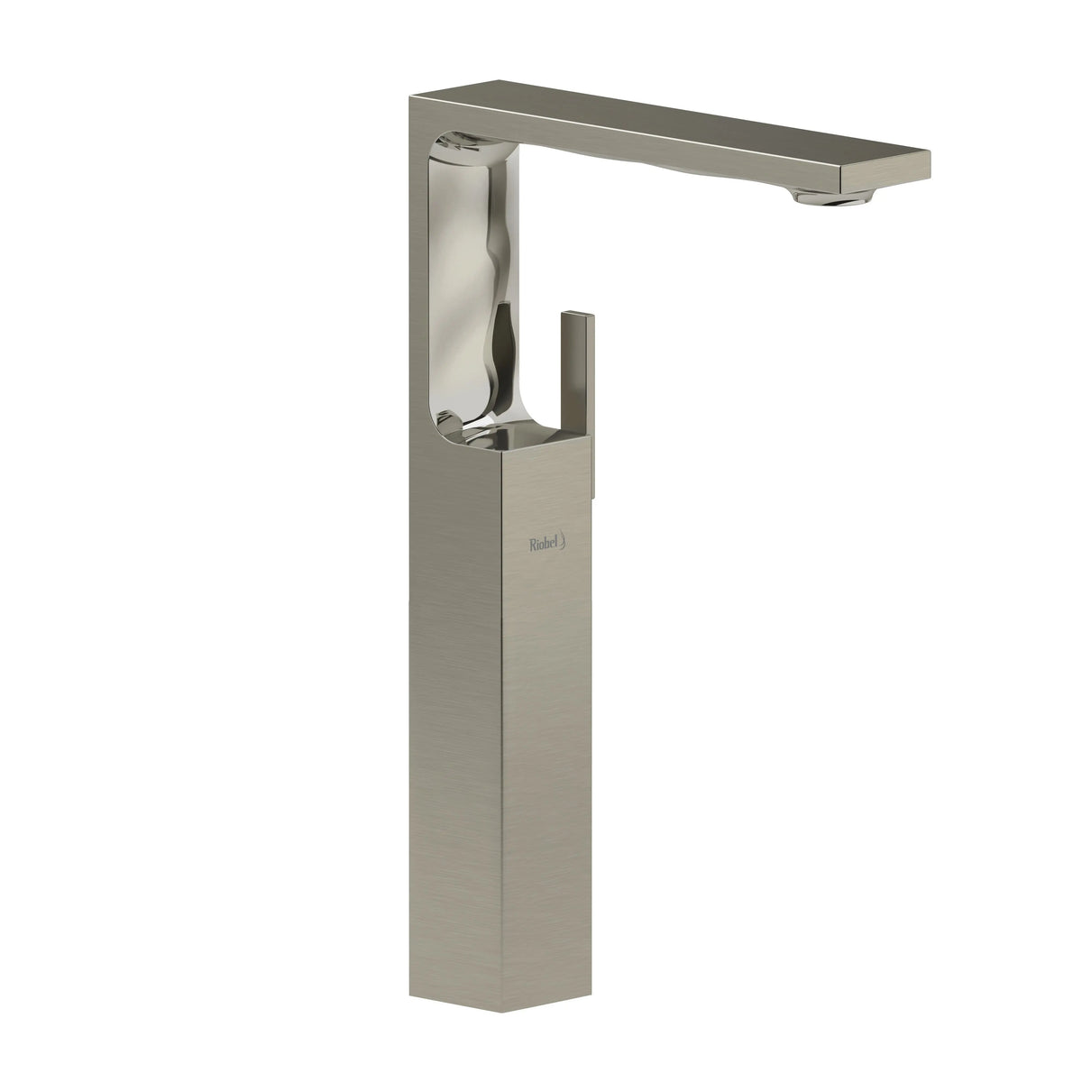 Riobel Reflet Single Handle Tall Lavatory Faucet - Brushed Nickel (RFL01BN)
