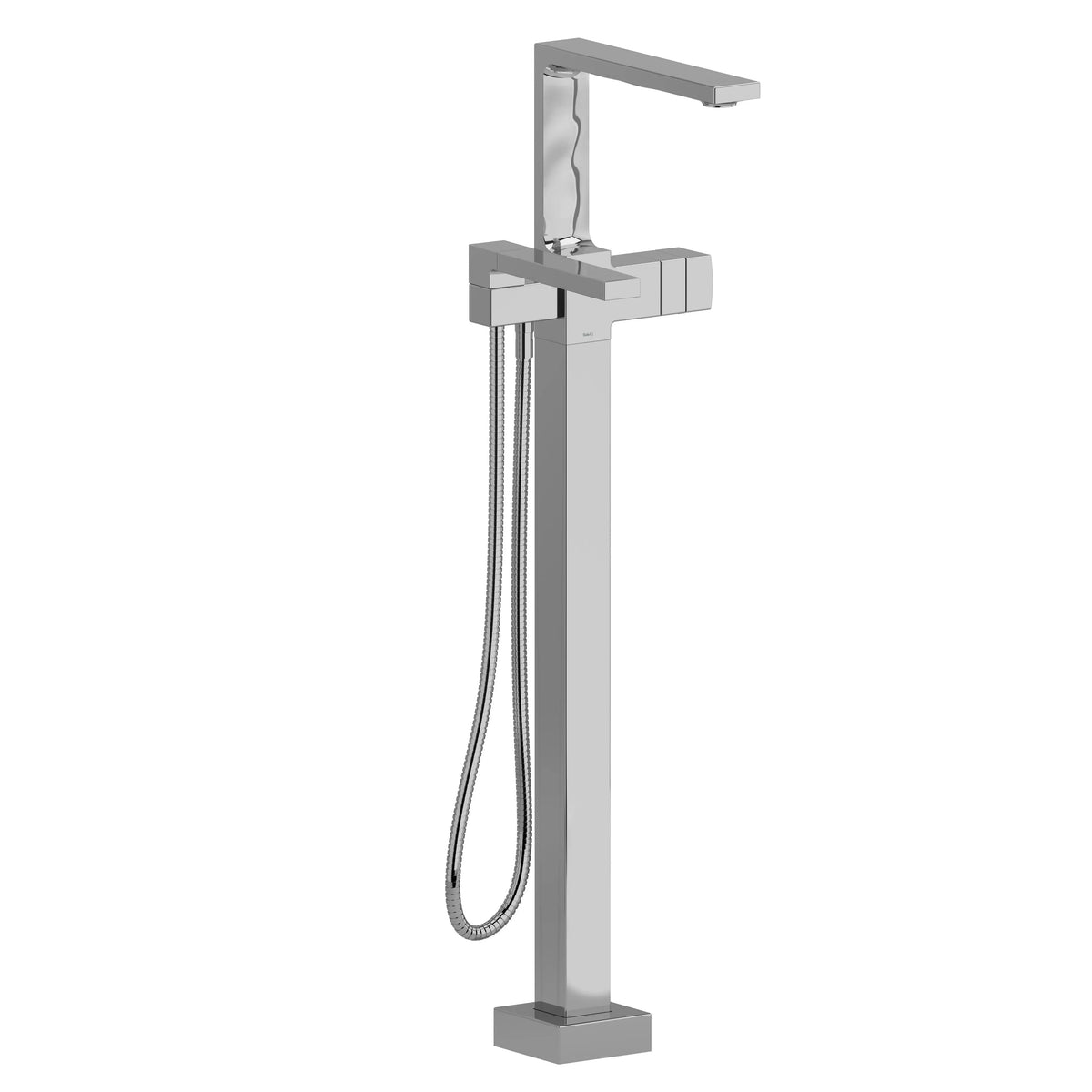 Riobel Reflet Thermostatic Single Hole Floor Mount Tub Filler Trim - Chrome (TRF39C)