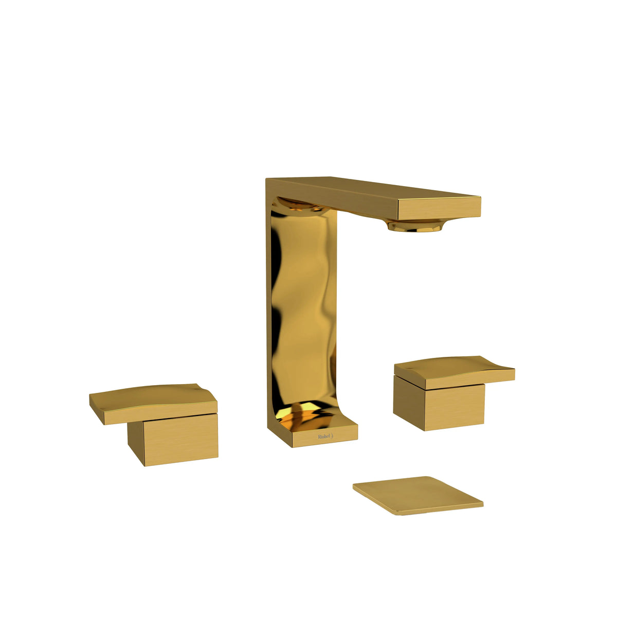 Riobel Reflet Widespread Lavatory Faucet - Brushed Gold (RF08BG)