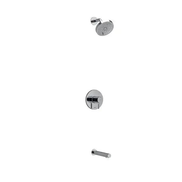 Riobel Riu 2-Way Thermostatic/Pressure Balance Shower with Shower Head & Tub Spout - Chrome (KIT4744RUTMKNC)