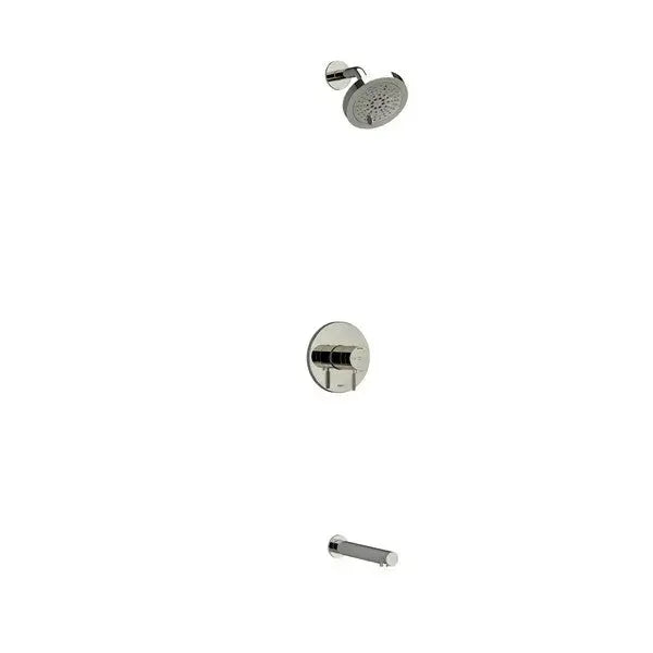 Riobel Riu 2-Way Thermostatic/Pressure Balance Shower with Shower Head & Tub Spout - Polished Nickel (KIT4744RUTMKNPN-EX)