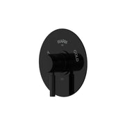 Riobel Riu 3/4" Thermostatic Valve Trim without Volume Control - Black (TRU13W1LMBK)