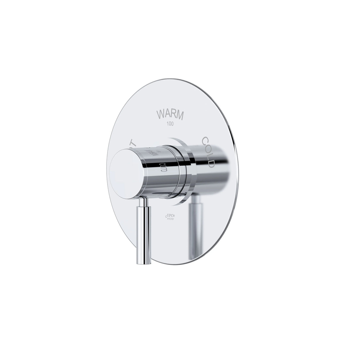 Riobel Riu 3/4" Thermostatic Valve Trim without Volume Control - Chrome (TRU13W1LMC)