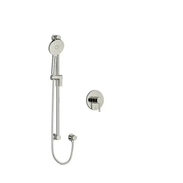 Riobel Riu Pressure Balance Shower with Hand Shower Rail 1/2" - Polished Nickel (RUTM54PN-SPEX)