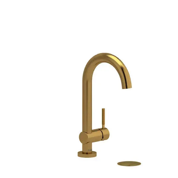 Riobel Riu Single-Hole Bathroom Faucet - Brushed Gold (RU01KNBG)