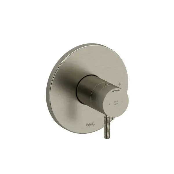 Riobel Riu Thermostatic/Pressure Balance Valve Trim 1/2" 2-Way, 2 Functions - Brushed Nickel (TRUTM44KNBN)