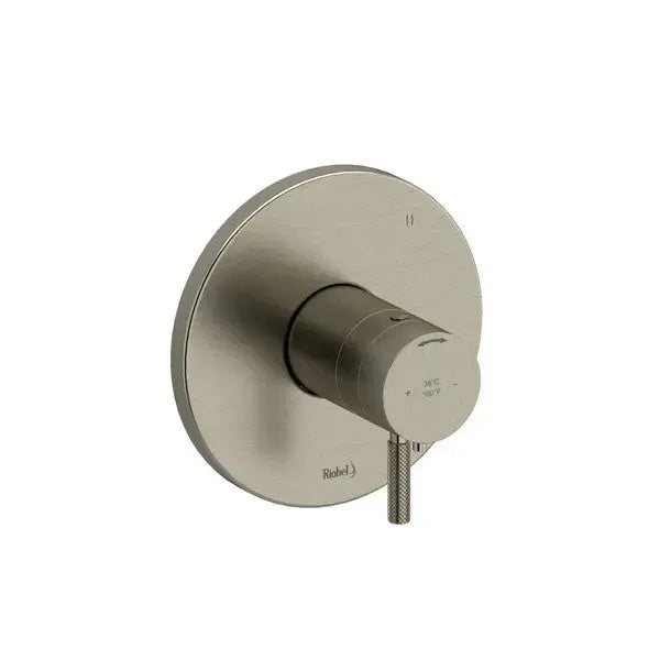 Riobel Riu Thermostatic/Pressure Balance Valve Trim 1/2" 3-Way, 3 Functions - Brushed Nickel (TRUTM47KNBN)