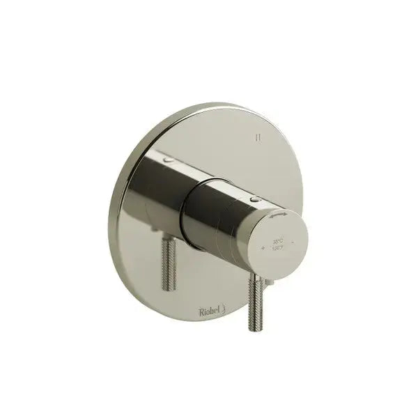 Riobel Riu Thermostatic/Pressure Balance Valve Trim 1/2" 3-Way, 3 Functions - Polished Nickel (TRUTM47KNPN)