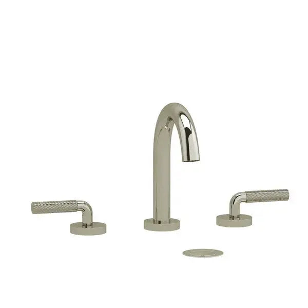 Riobel Riu Widespread Bathroom Faucet 8" C-Spout - Polished Nickel (RU08LKNPN)
