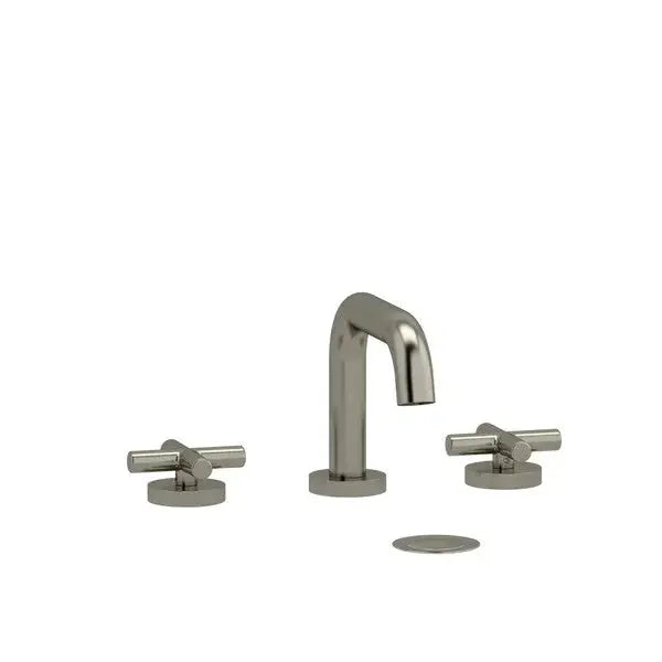Riobel Riu Widespread Bathroom Faucet 8" U-Spout - Brushed Nickel (RUSQ08+BN)