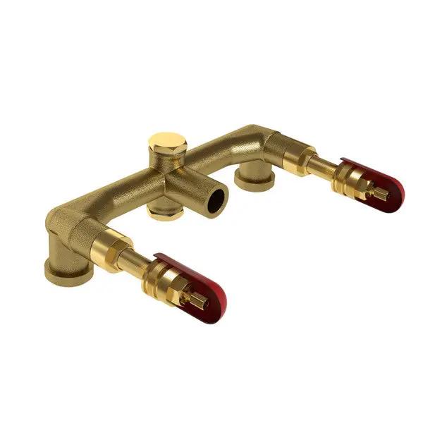 Riobel Wall Mount Two Handle Widespread Rough-in Valve RH08WM - Plumbing Market