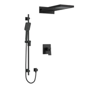 Riobel Zendo 1/2" Thermostatic & Pressure Balance Shower Kit 2745 - Black (KIT2745ZOTQBK)