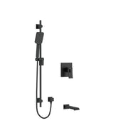 Riobel Zendo 1/2" Thermostatic & Pressure Balance Shower Trim Kit 1244 - Black (TKIT1244ZOTQBK)