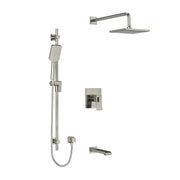 Riobel Zendo 1/2" Thermostatic & Pressure Balance Shower Trim Kit 1345 - Black (TKIT1345ZOTQBK)