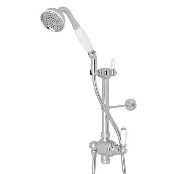 Riser Diverter, Handshower, Handshower Holder, Hose and 8" Thermostatic Outlet - Plumbing Market