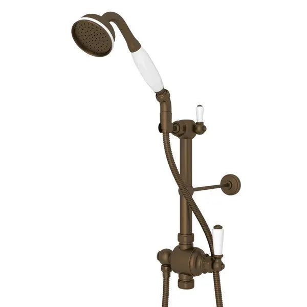 Riser Diverter, Handshower, Handshower Holder, Hose and 8" Thermostatic Outlet - Plumbing Market
