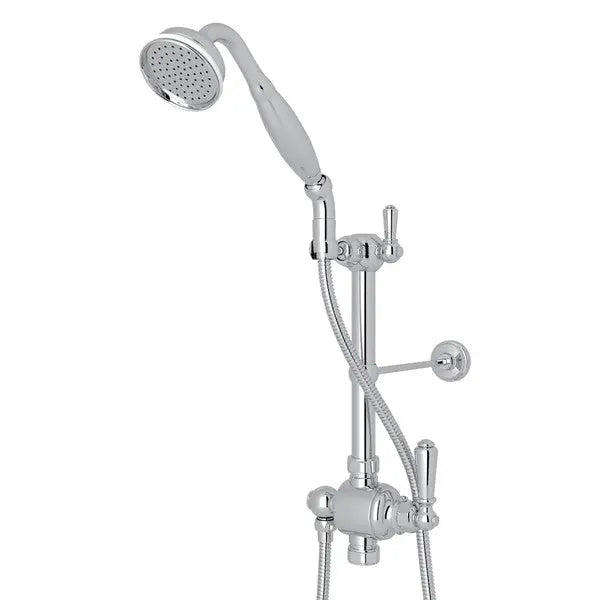 Riser Diverter, Handshower, Handshower Holder, Hose and 8" Thermostatic Outlet - Plumbing Market