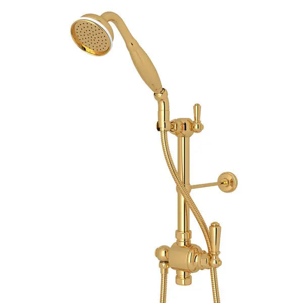 Riser Diverter, Handshower, Handshower Holder, Hose and 8" Thermostatic Outlet - Plumbing Market