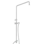 Riser With Diverter, Hose And Sliding Handshower Holder - Plumbing Market