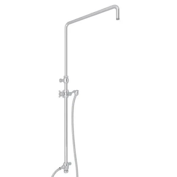 Riser With Diverter, Hose And Sliding Handshower Holder - Plumbing Market