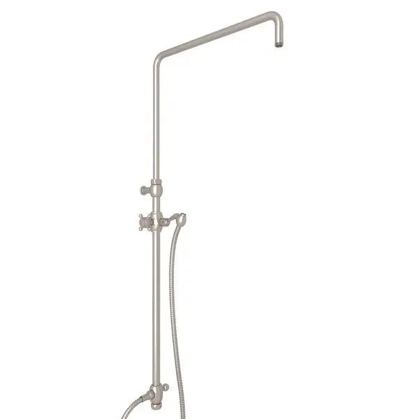 Riser With Diverter, Hose And Sliding Handshower Holder - Plumbing Market