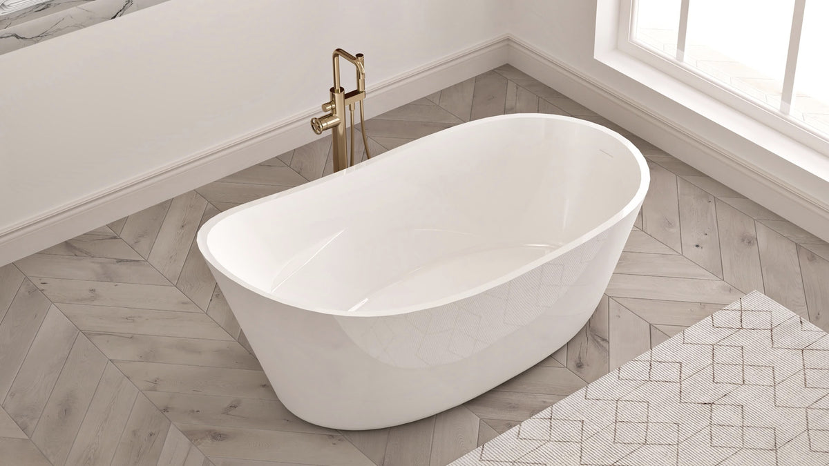 Oceania Romy 59 Freestanding Bathtub 59" x 31" x 27"