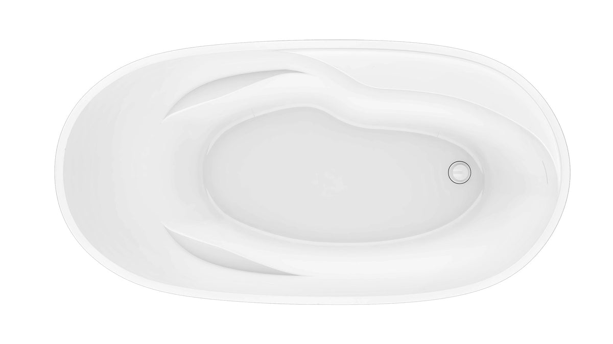 Oceania Romy 59 Freestanding Bathtub 59" x 31" x 27"