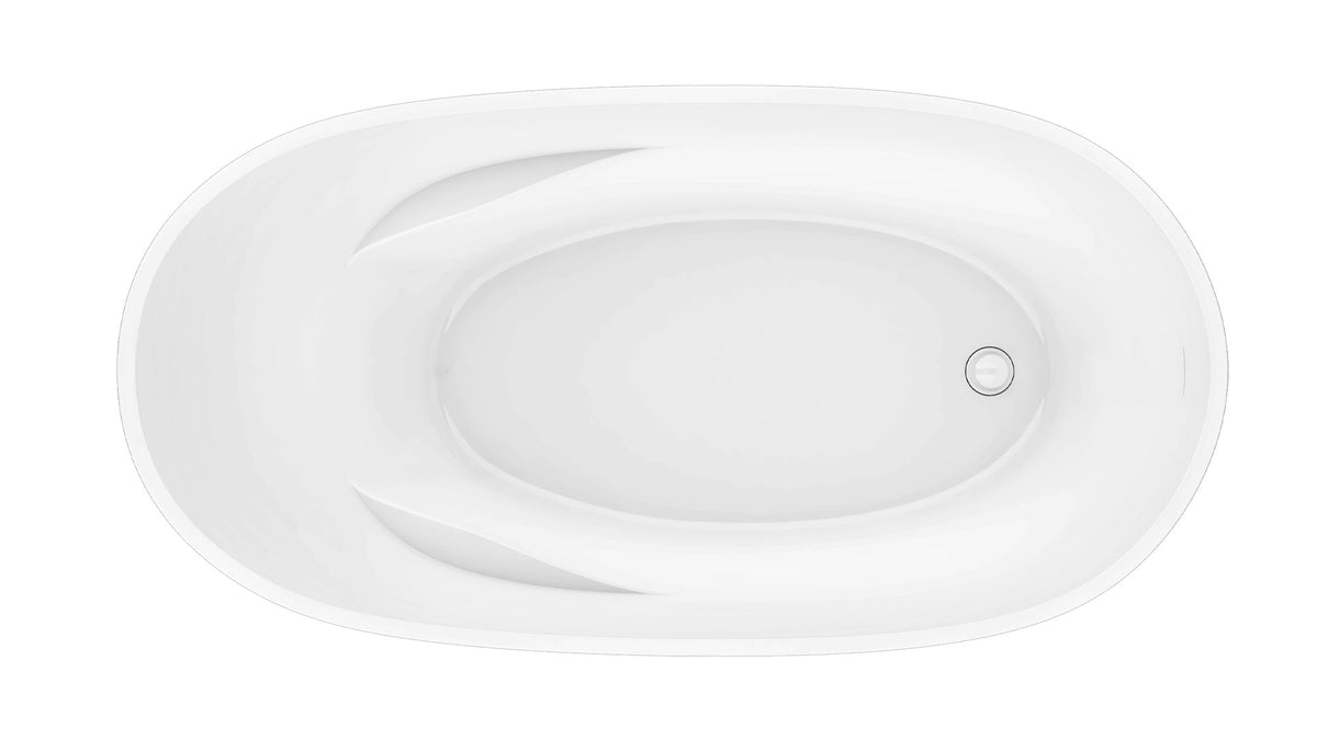 Oceania Romy 67 Freestanding Bathtub 67" x 34" x 28"