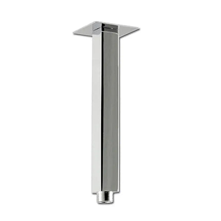 Rubi 8 Po. Square Vert. Shower Arm Matte Black RBDVC8BK - Plumbing Market