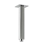 Rubi 8 Po. Square Vert. Shower Arm Matte Black RBDVC8BK - Plumbing Market
