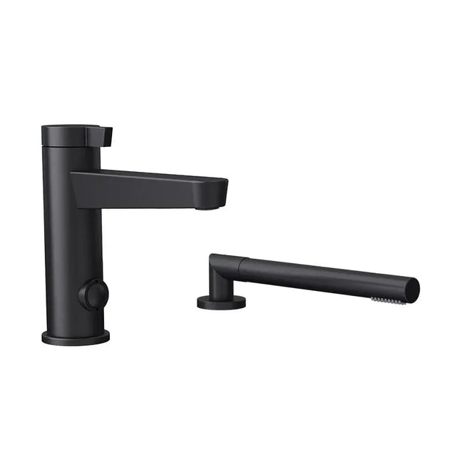 Rubi Abyss 2 Pcs Bathtub Faucet Matte Black RAB22DBK - Plumbing Market