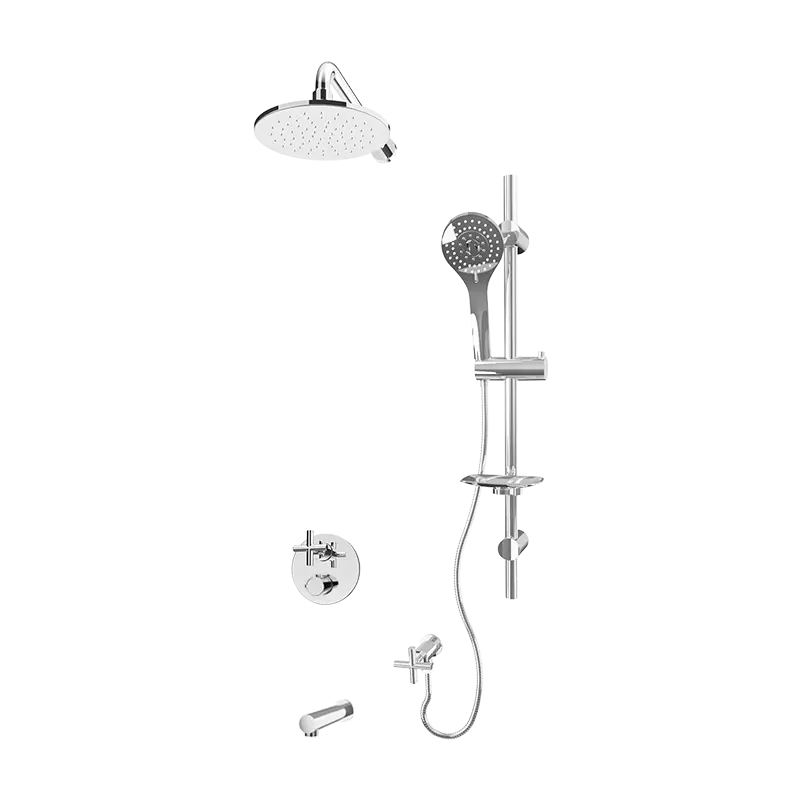 Rubi Alex 1/2" Thermostatic Shower Faucet in Chrome RCAA2A11-13N