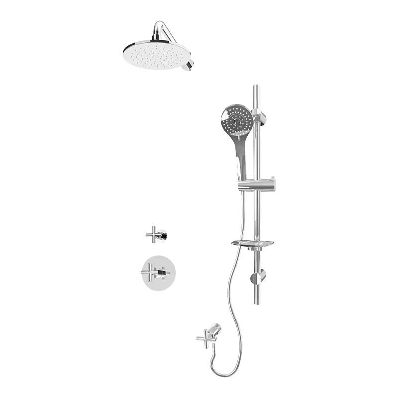 Rubi Alex 3/4" Thermostatic Shower Faucet Chrome