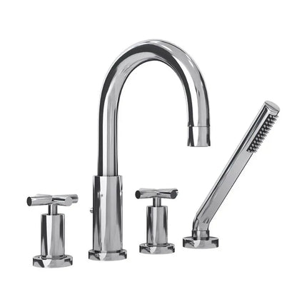 Rubi Alex 4Pcs Bath Faucet Chrome RCA24ACC - Plumbing Market