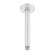 Rubi Brass 8 Po.Round Vert. Show. Arm Matte White RBDVR8WH - Plumbing Market